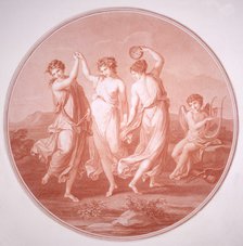 'The Three Graces and Cupid', c1775-c1792.  Artist: Gavrila Ivanovitch Scorodomoff  