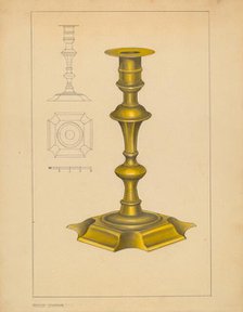 Candlestick, c. 1937. Creator: Philip Johnson.