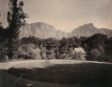 Cape Town, South Africa: Table Mountain from The Vineyard Hotel at Newlands, 1896. Creator: Unknown.