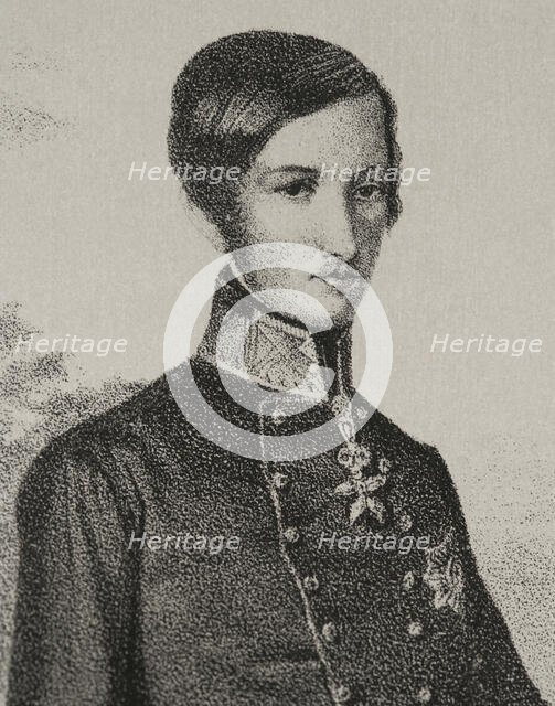 Francis V, (1819-1875), Duke of Modena and Reggio, (1846-1859), 1852. Detail. Creator: Adolfo Martinez.