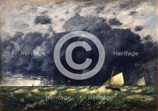 Un grain, 1886. Creator: Boudin, Eugène-Louis (1824-1898).