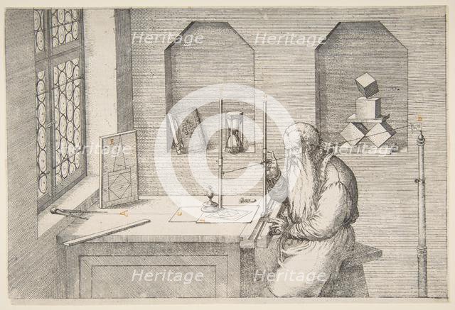 Wenzel Jamnitzer, 16th century. Creator: Jost Ammon.