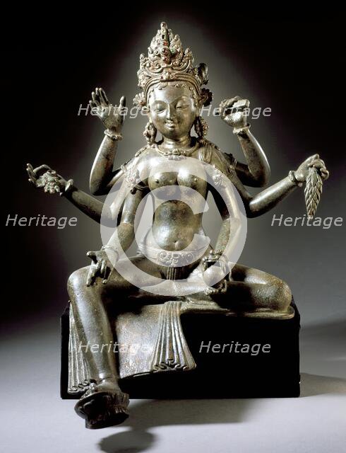 The Buddhist Goddess Vasudhara, c.late 12th-early 13th century. Creator: Unknown.