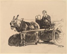 The Donkey Cart, 1922. Creator: George Wesley Bellows.