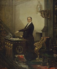 Portrait of Andre Dupin (1783-1865), President of the Legislative Assembly in 1850, c1850. Creator: Joseph-Desire Court.