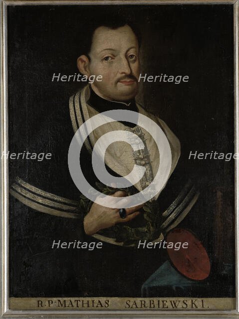 Portrait of Maciej Kazimierz Sarbiewski (1595-1640), between 1625-1650. Creator: Unknown.