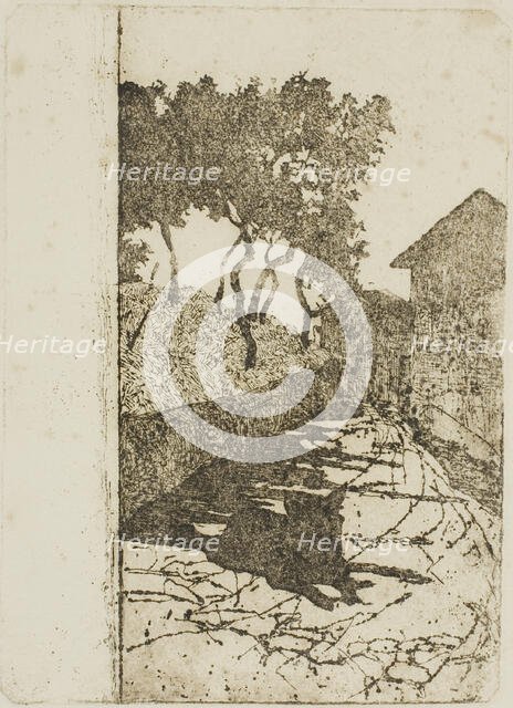 The Black Dog, n.d. Creator: Giovanni Fattori.