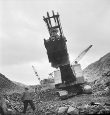 Carrington's Coppice Opencast Colliery, Smalley, Amber Valley, Derbyshire, 12/04/1948. Creator: John Laing plc.