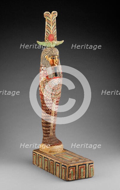 Statue of Ptah-Sokar-Osiris, Egypt, Ptolemaic Period (332-30 BCE). Creator: Unknown.