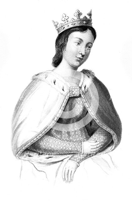 Eleanor of Provence (c1223-1291), 1851.Artist: Henry Colburn