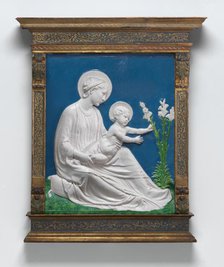 Madonna and Child, c. 1475. Creator: Luca della Robbia.