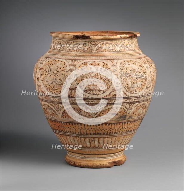 Storage Jar, Egypt, 7th century. Creator: Unknown.