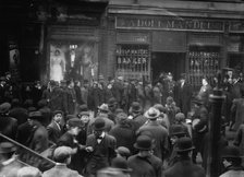 Run on East Side Bank, N.Y. 2/16/12, 1912. Creator: Bain News Service.