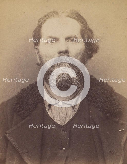 Iv(w)anowski. Casimir. 57 ans, né à Chalon-sur-Saône (Saône & Loire). Mécanicien. Anarchis..., 1894. Creator: Alphonse Bertillon.