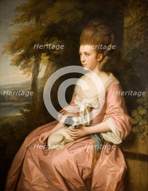 Portrait Of Miss Hargreaves, 1750-1800. Creator: Nathaniel Dance-Holland.