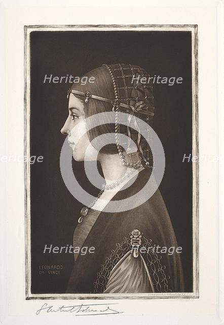 Beatrice DEste, 19th-20th century. Creator: Samuel Arlent-Edwards (American, 1862-1938).