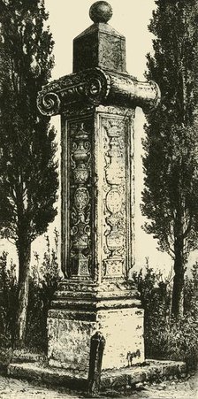 "The Column of the French," Ravenna, Erected to the Memory of Gaston De Foix', 1890.   Creator: Unknown.