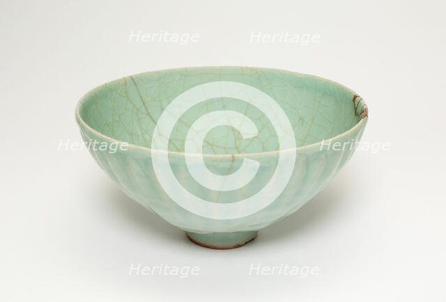 Fluted Bowl, Song dynasty (960-1279) or later. Creator: Unknown.