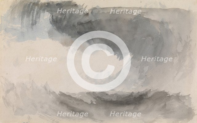 A storm at sea. Artist: Turner, Joseph Mallord William (1775-1851)