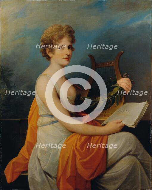 Portrait of the opera singer Therese Saal (1782-1855) as Eve, 1802. Creator: Füger, Heinrich Friedrich (1751-1818).