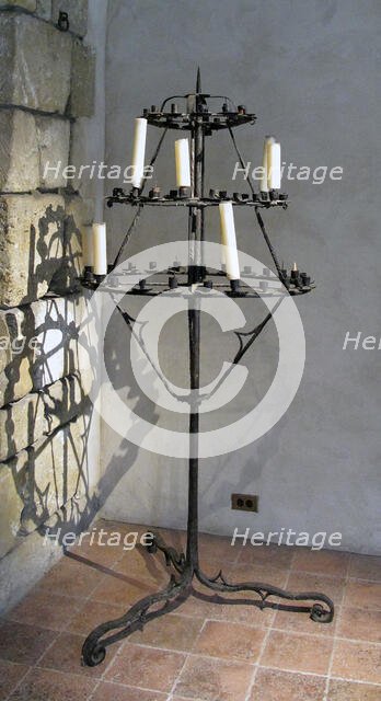 Candelabra, European, 15th century. Creator: Unknown.