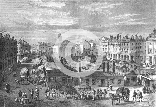 Covent Garden Market, c1820 (1897). Artist: Unknown.