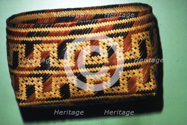 North American Chitimacka Indian Basket. Artist: Unknown.