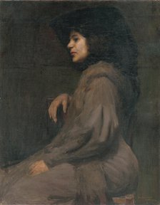 Study of a Model, 1903. Creator: Elemír Halász-Hradil.