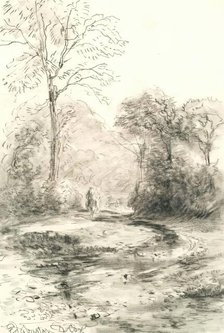 Watery Lane, Edgbaston, 1800-1824. Creator: David Cox the Elder.