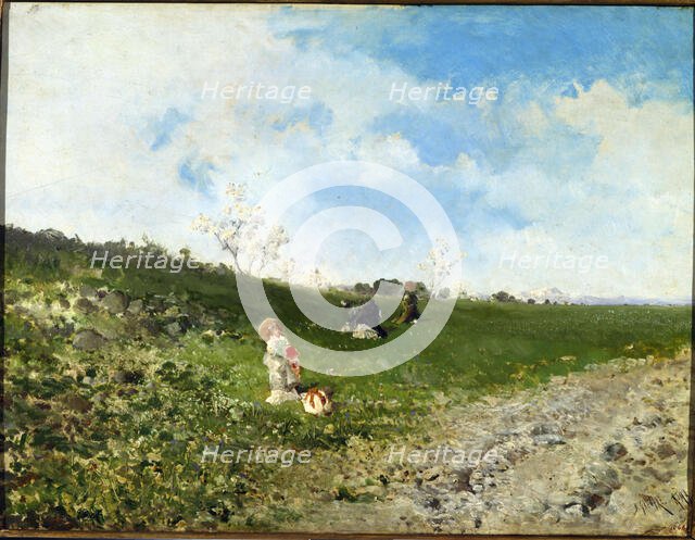 'The Roman Spring', 19th century. Creator: Galofré Ximenis, Baldomero (1846 - 1902).