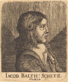 Jacob Balthazar Schitz, 1670. Creator: Unknown.