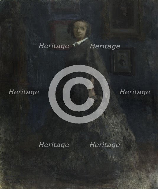 Portrait de Madame Victor Hugo. Creator: Georges-Victor Hugo.