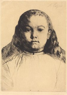 Little Marie (La petite Marie). Creator: Alphonse Legros.