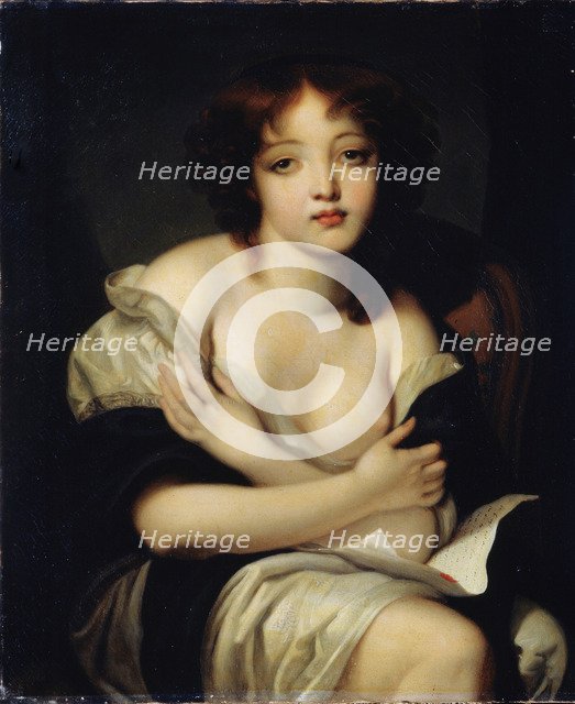 'A Letter', 18th century. Artist: Jean-Baptiste Greuze