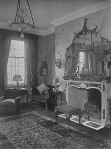 Reception room, house of Miss Anne Morgan, New York City, 1924. Artist: Unknown.