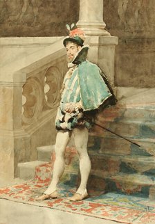 Study of a Courtier, 1877. Creator: Carlo Randanini.