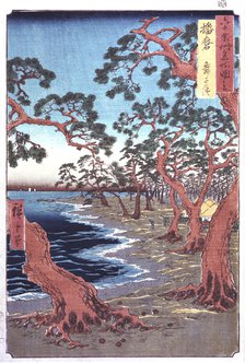 'Trees beside a Lake', 19th century. Artist: Ando Hiroshige