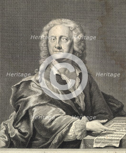 Portrait of Georg Philipp Telemann (1681-1767), 1730.