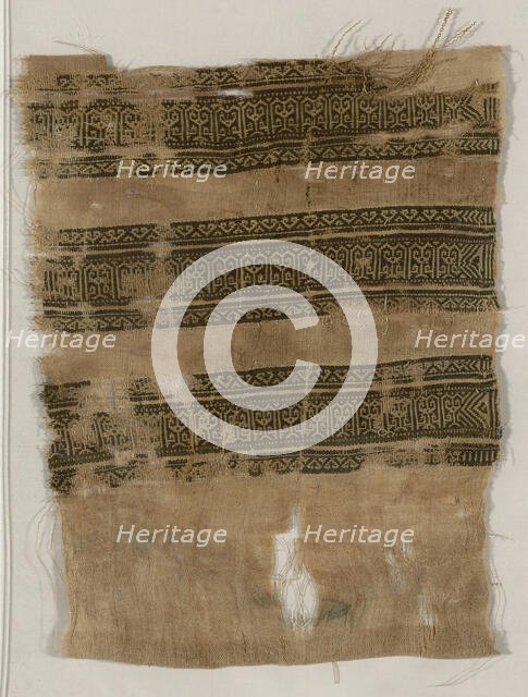 Fragment, Egypt, Arab period (641-969)/Fatimid period (969-1171)/Ayyubid period (1171-1250)... Creator: Unknown.