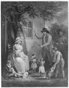 Dancing Dogs, 1790. Creator: Thomas Gaugain.