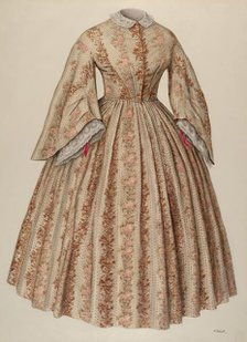 Dress, c. 1940. Creator: Paul Ward.