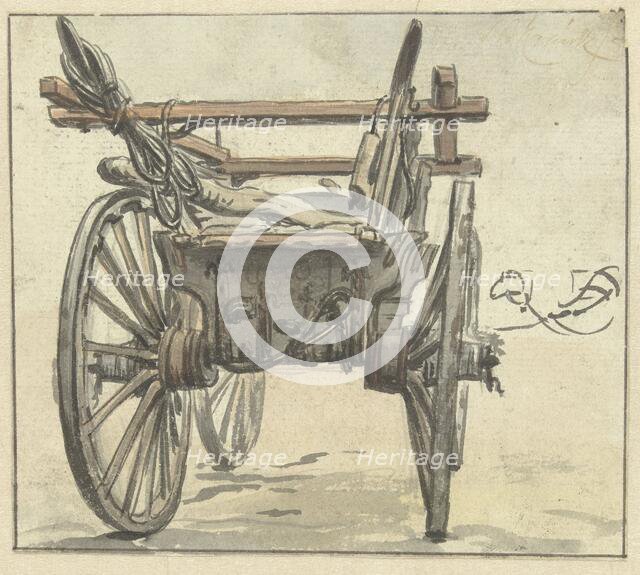 Back of a four-wheeled cart, 1770-1825. Creator: Simon Andreas Krausz.