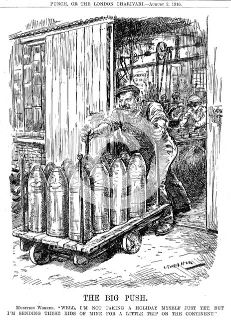 'The Big Push', 1916. Artist: Leonard Raven-Hill