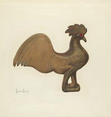 Weather Vane, c. 1937. Creator: H Langden Brown.