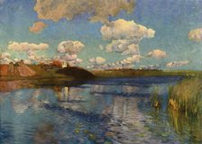 'A Sunny Day by the Lake', 1899-1900, (1965). Creator: Isaak Levitan.
