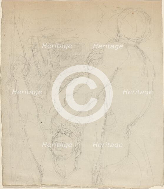 Two Fighting Figures. Creator: John Flaxman.