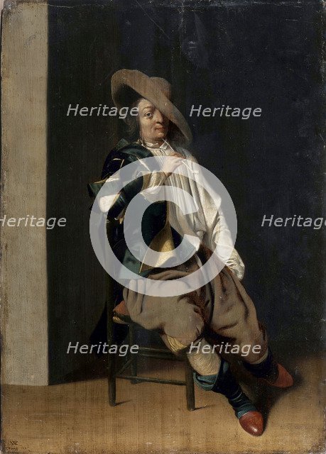 'A Smoker', 17th century.  Artist: Willem Cornelisz Duyster