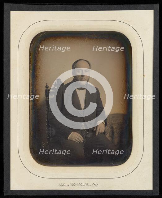 Portrait of Bonneau Armand, 1852. Creator: Jean-Baptiste Sabatier-Blot.