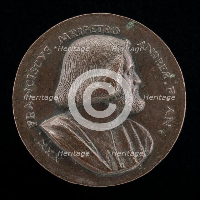 Francesco Malipiero, Venetian patrician, Brother of Vincenzo [obverse], 1523. Creator: Maffeo Olivieri.