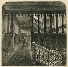 'Grand Staircase, Holland House', c1876. Creator: Unknown.
